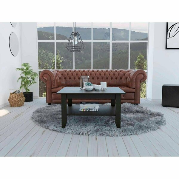 Depot E-Shop Sahara Coffee Table, Black DE-MLW5602